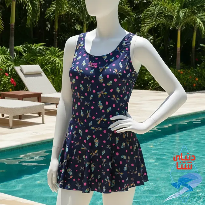 مایو شنا زنانه دامن دار زاگز zoggs