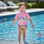 مایو دو تکه بچگانه دخترانه