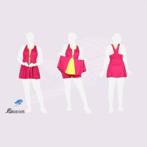 مایو زنانه دامن دار turbo کد 3429