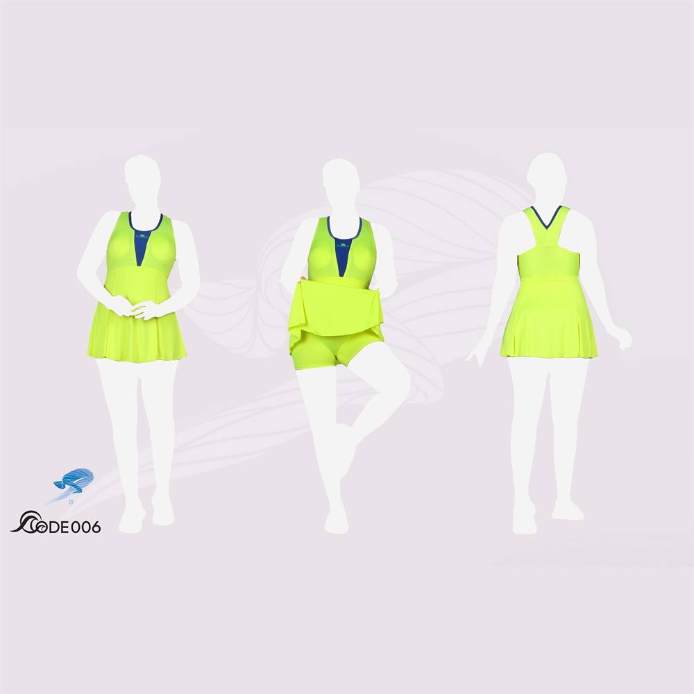 مایو زنانه دامن دار turbo کد 3430