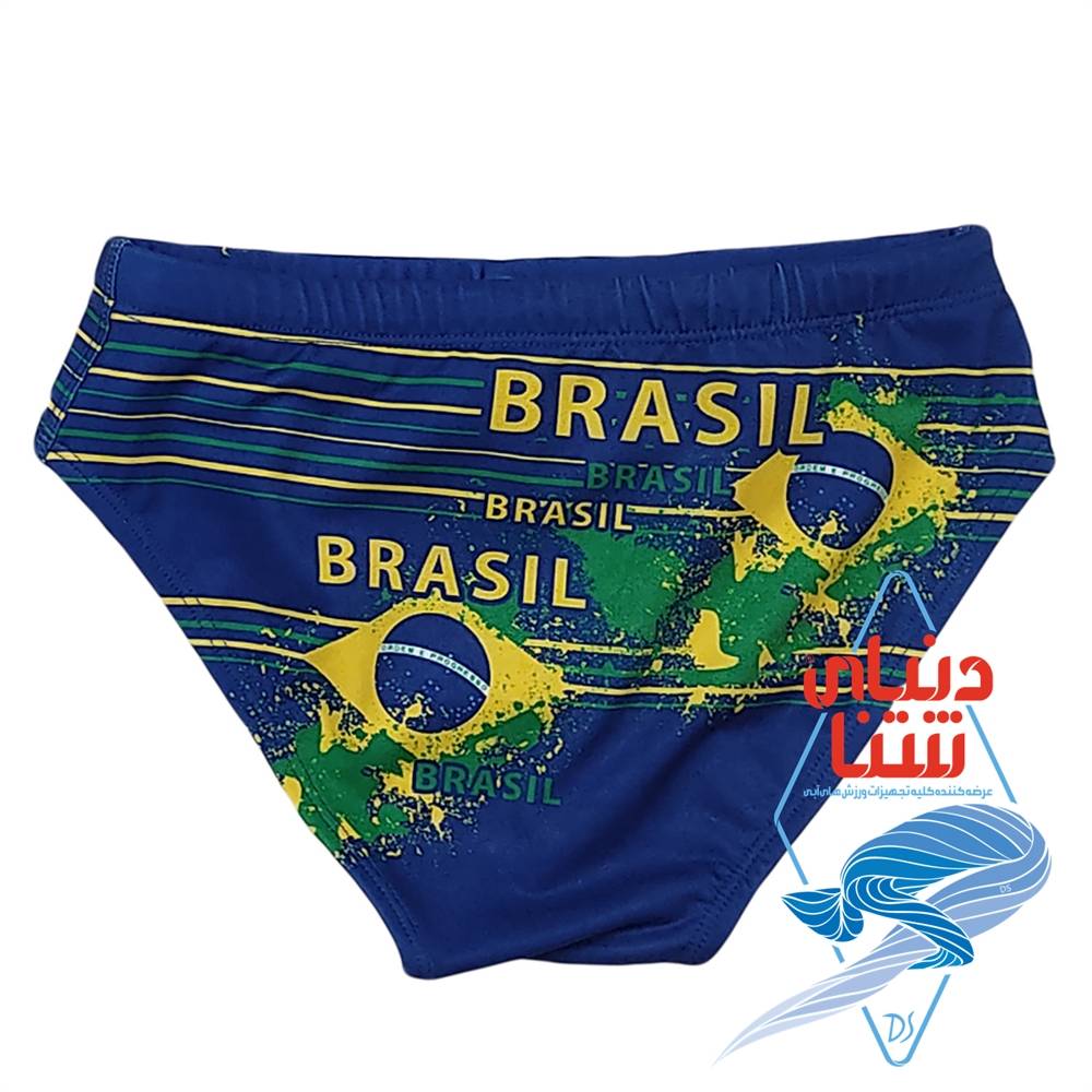 مایو مردانه turbo پرچم برزیل 2399 - Image 2