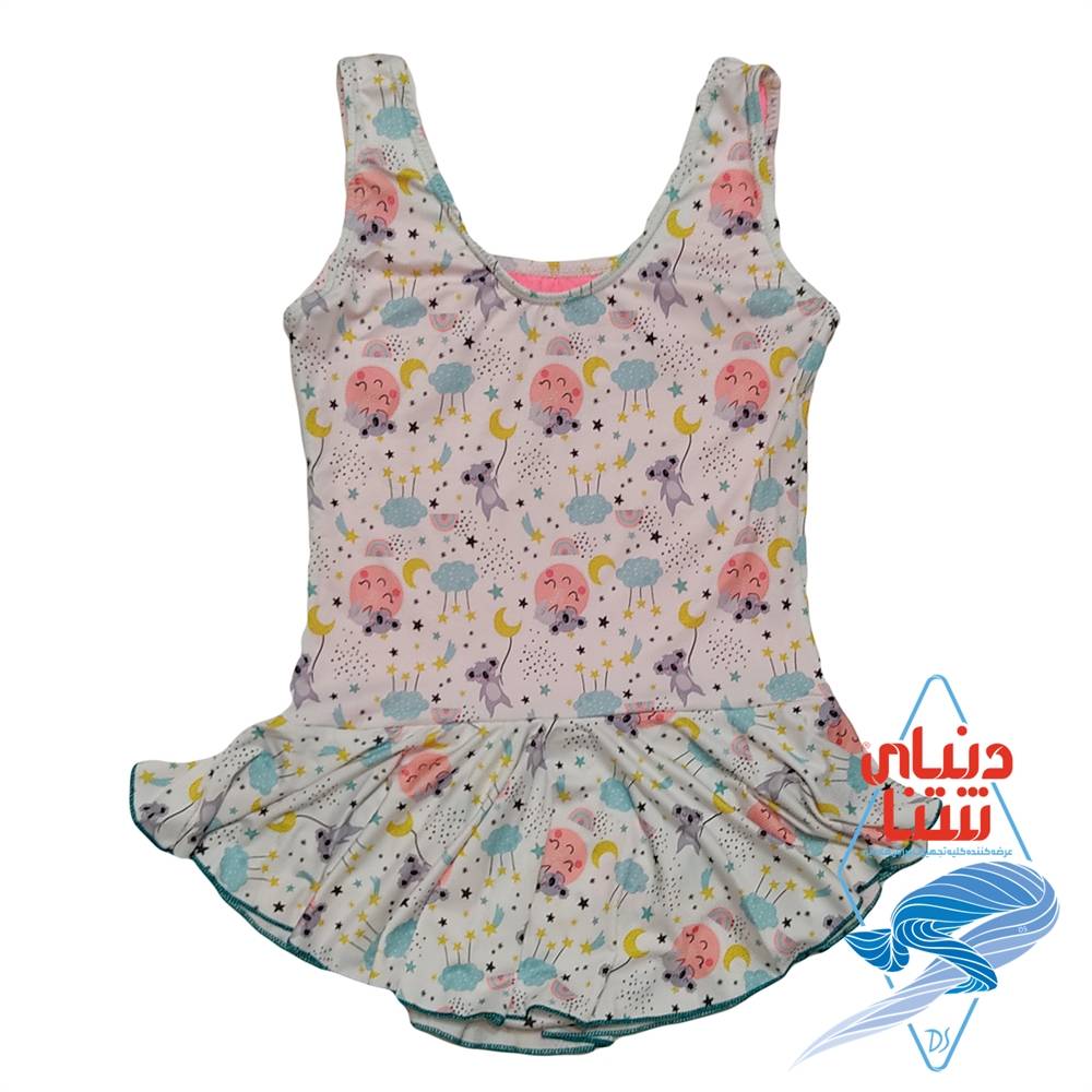 مایو شنا دخترانه دامنی زاگز zoggs