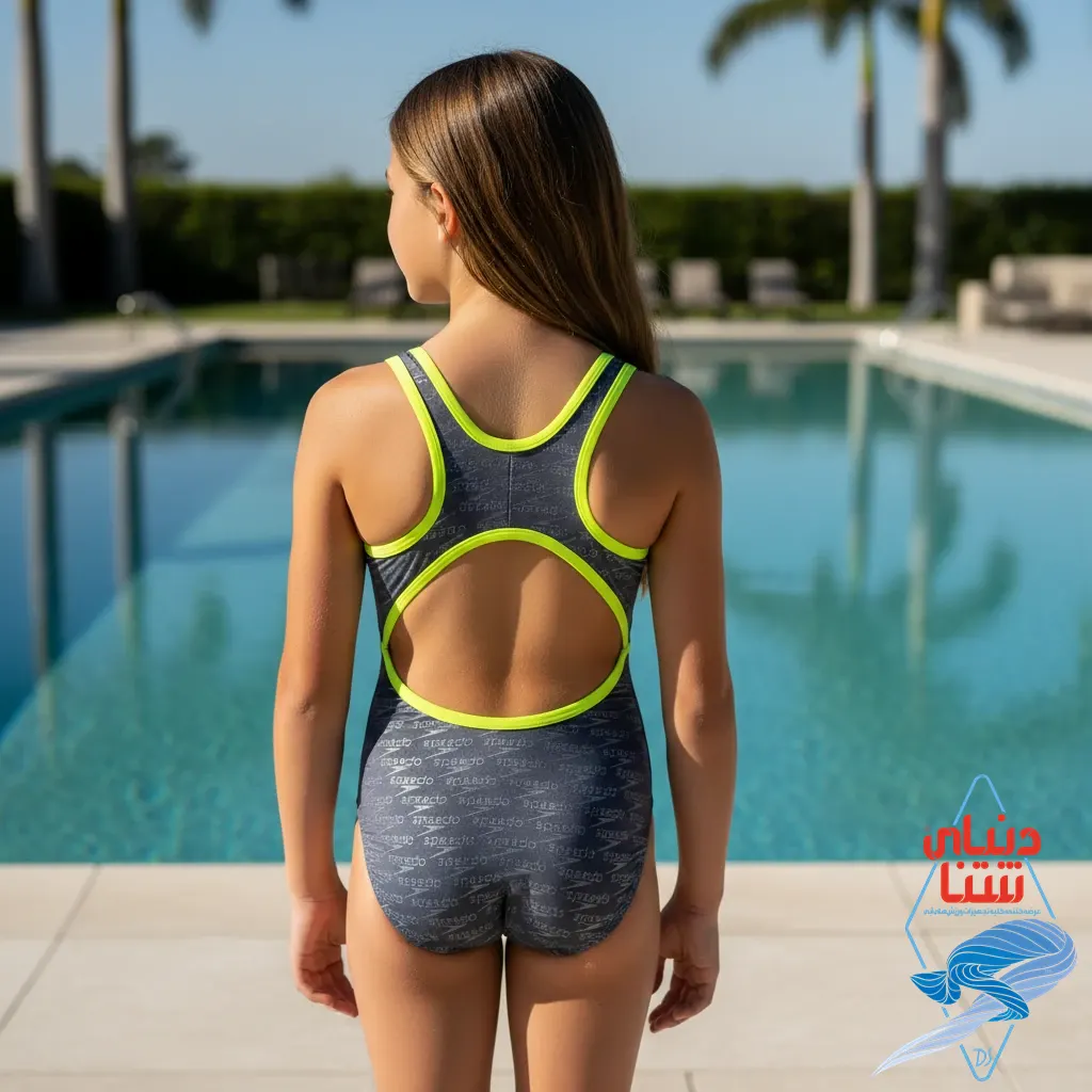 مایو شنا دخترانه اسلیپ اسپیدو speedo