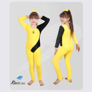 لباس ژیمناستیک دوتکه دخترانه DS کد 3659