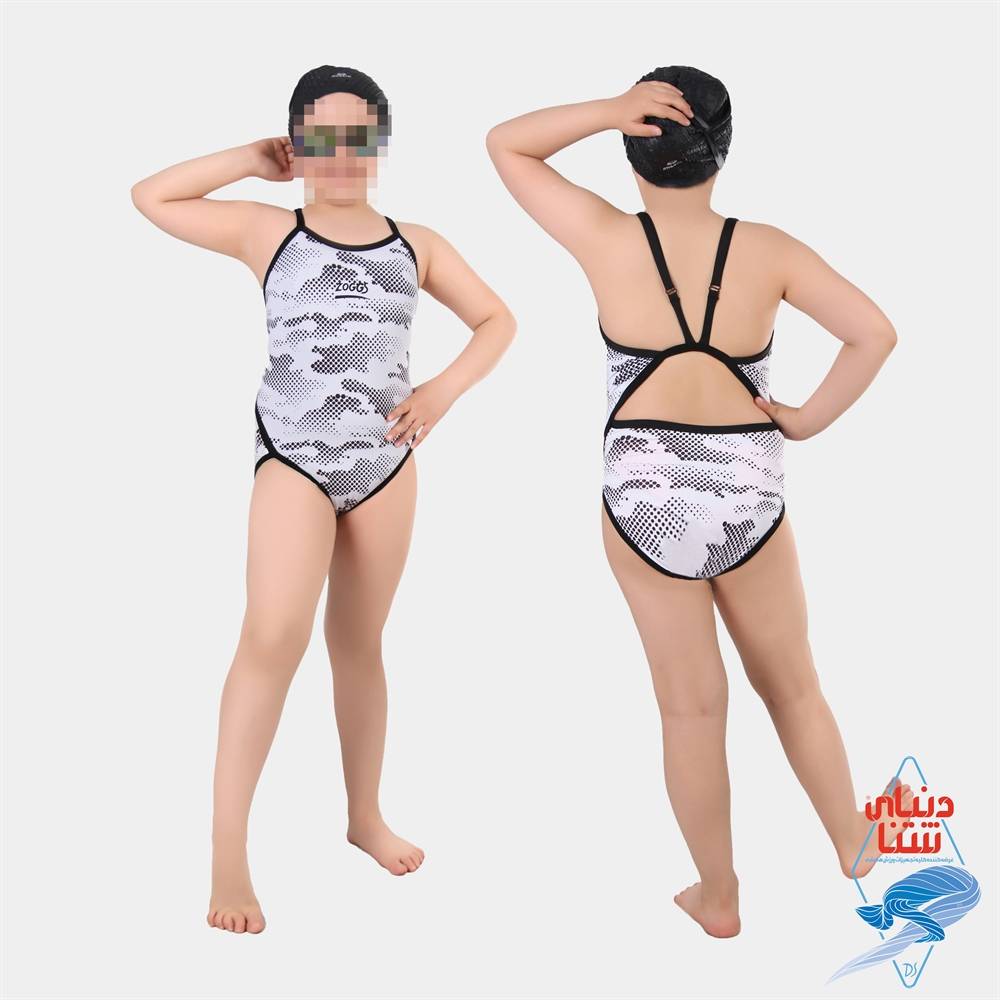 مایو دخترانه zoggs کد 3601